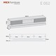 image 9 of TV Unit 180cm Grey Gloss Fronts Grey Matt Body with LED Platform Grey