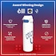 image 6 of Leak Proof Slim Water Bottle, Stainless Steel, NFL, 600ml (20oz) | White | NFL Colts | One Size