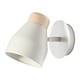 image 1 of Contemporary Scandinavian Designed Wall Light Fitting in Pastel Muted Dove Grey | Grey