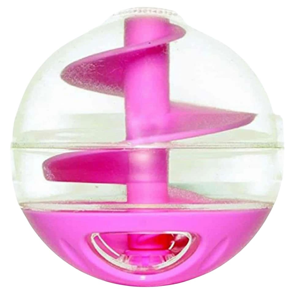 Catit Treat Dispensing Ball Cat Toy - Pink