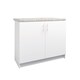 image 1 of JD Greta Kitchen Base Unit 1000mm Storage Cabinet With Doors Shelf 100cm White Matt with Worktop