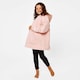 image 4 of Sienna Kids Oversized Hoodie Blanket Soft Sherpa Fleece Blush Pink | Pink | Blush Pink
