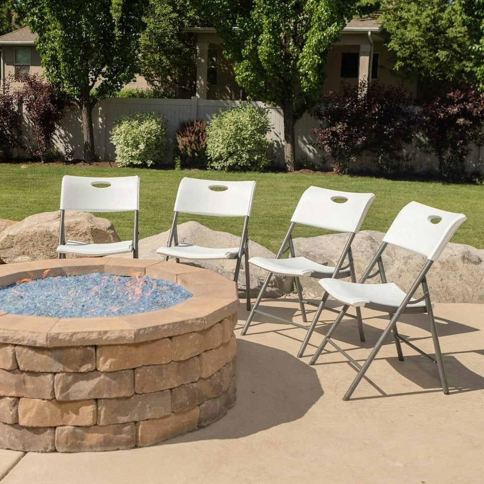image 1 of Folding Chair Lifetime 4 Units 50 x 82,5 x 58 cm N/A