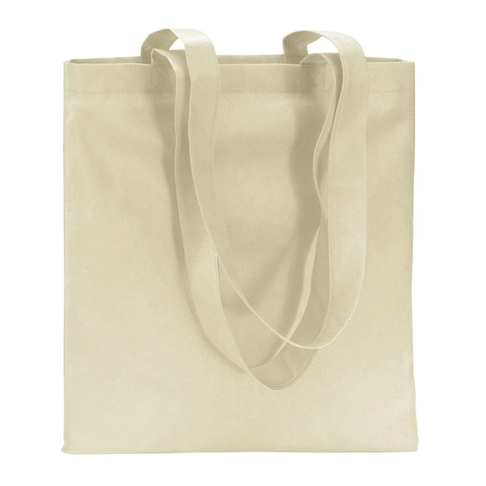 image 1 of MidOcean Totecolor Non-Woven Shopper Bag - Ivory - One Size Cream