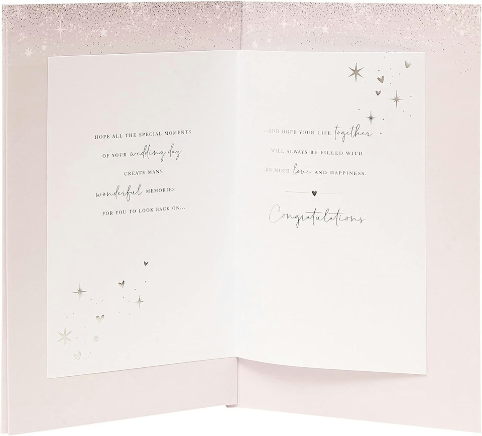 image 1 of Swan Design Wedding Congratulations Card