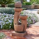 image 1 of Friendship Stone Effect Water Feature Fountain with LED Lights H109cm