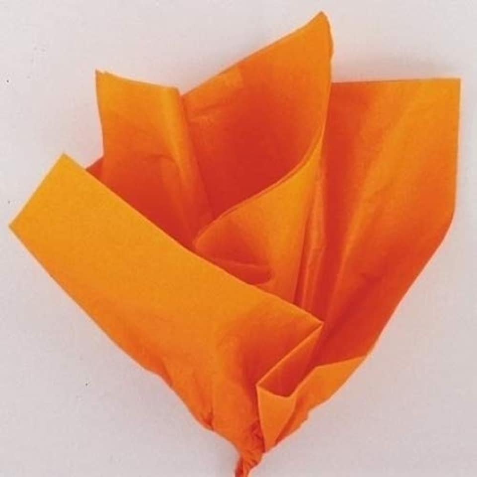 image 1 of Orange Acid Free Tissue Paper 10 Sheets