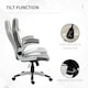 image 4 of Vinsetto Gaming Chair PU Leather Office Chair Swivel Chair Grey