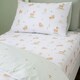 image 1 of Bianca Mini Moo Cow Cotton Fitted Sheet White | White | Double