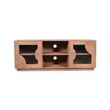Indus Tv Cabinet - Solid Wood - L40 x W145 x H56 cm - Brown
