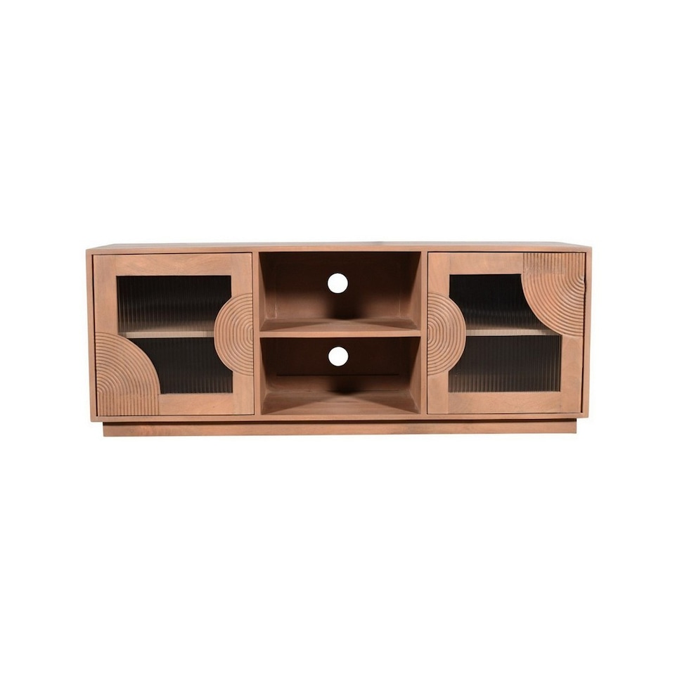 image 1 of Indus Tv Cabinet - Solid Wood - L40 x W145 x H56 cm - Brown
