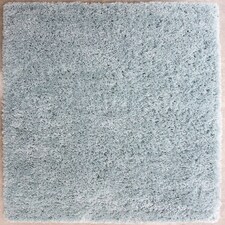 KUKOON Duck Egg Blue Deep Pile Shaggy Living Room Area Rug 80cm x 150cm