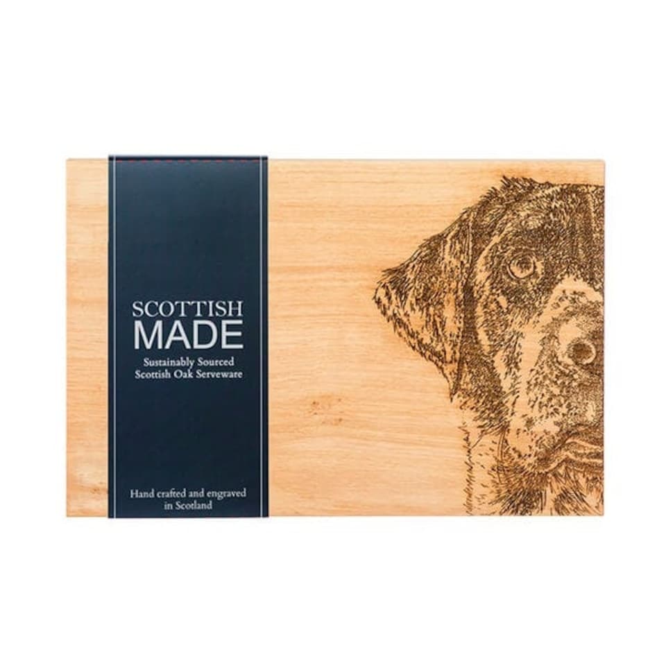 image 1 of The Just Slate Company Labrador 30cm Oak Serving Board