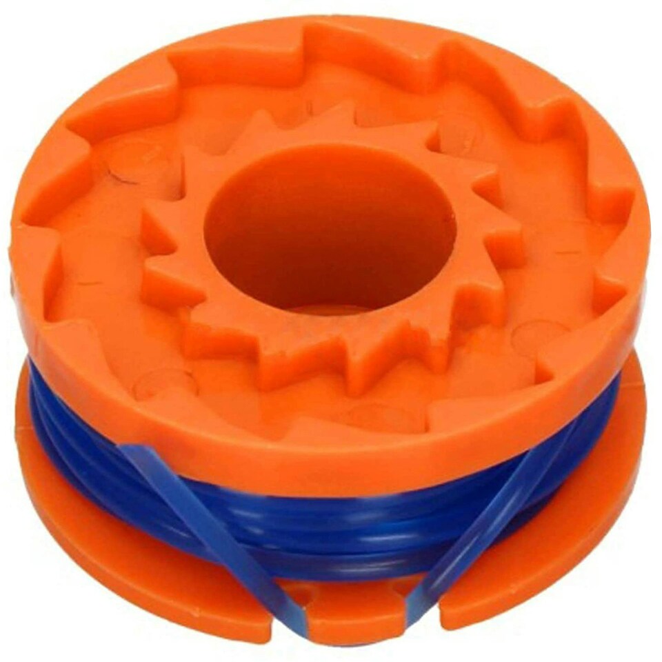 image 1 of SPARES2GO 2.5m Line & Spool compatible with Gardenline CGT18KL2 Strimmer Trimmer