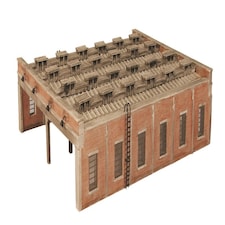 Graham Farish Scenecraft Four Road Engine Shed (Pre-Built)