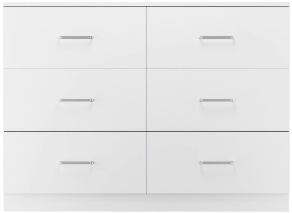 image 1 of Dakota 6 Drawer Chest | White