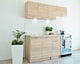 image 5 of Kitchen Cabinets Set 5 Unit Sonoma Oak Cupboard Worktop Budget Small Modern Nela