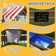image 6 of Outsunny Sand Pit with Canopy, Blackboard, Toys, Sink, Seats, Flags for Kids