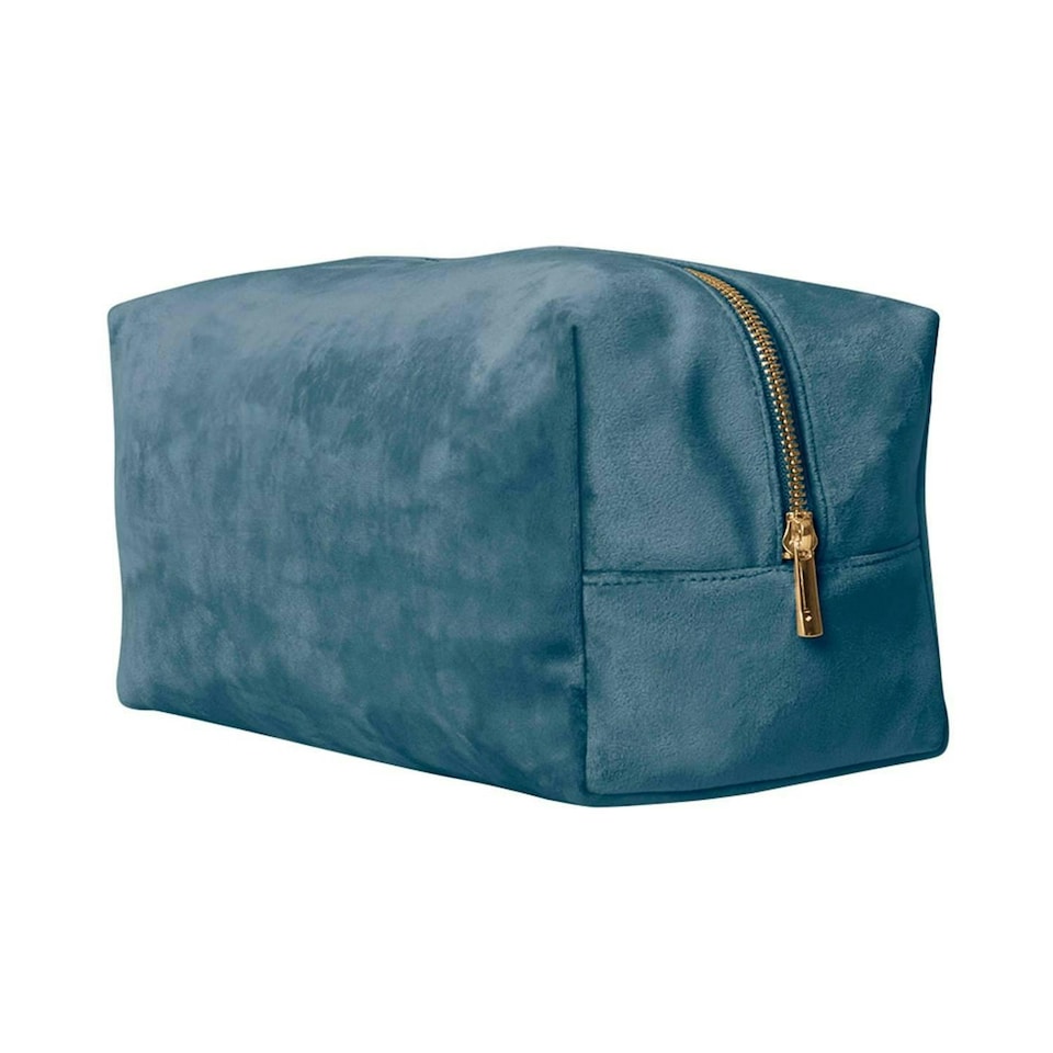 Bagbase Velvet Accessory Bag - Blue Topaz - 23cm x 11cm