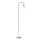 image 2 of Leroy - Grey 151cm Exposed Bulb Floor Lamp Grey