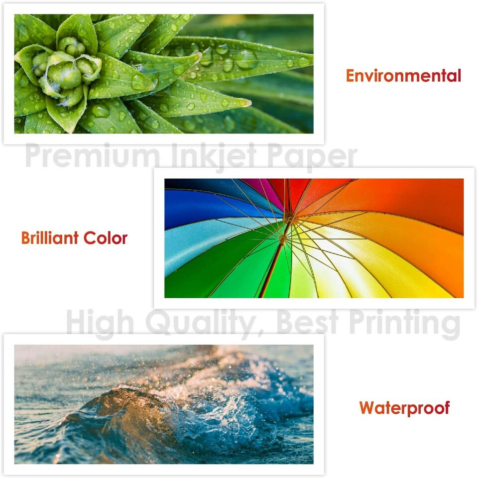 image 1 of 20 Sheets Premium Glossy High gloss Photo Paper A4 Inkjet Printer230GSM Picture White | A4