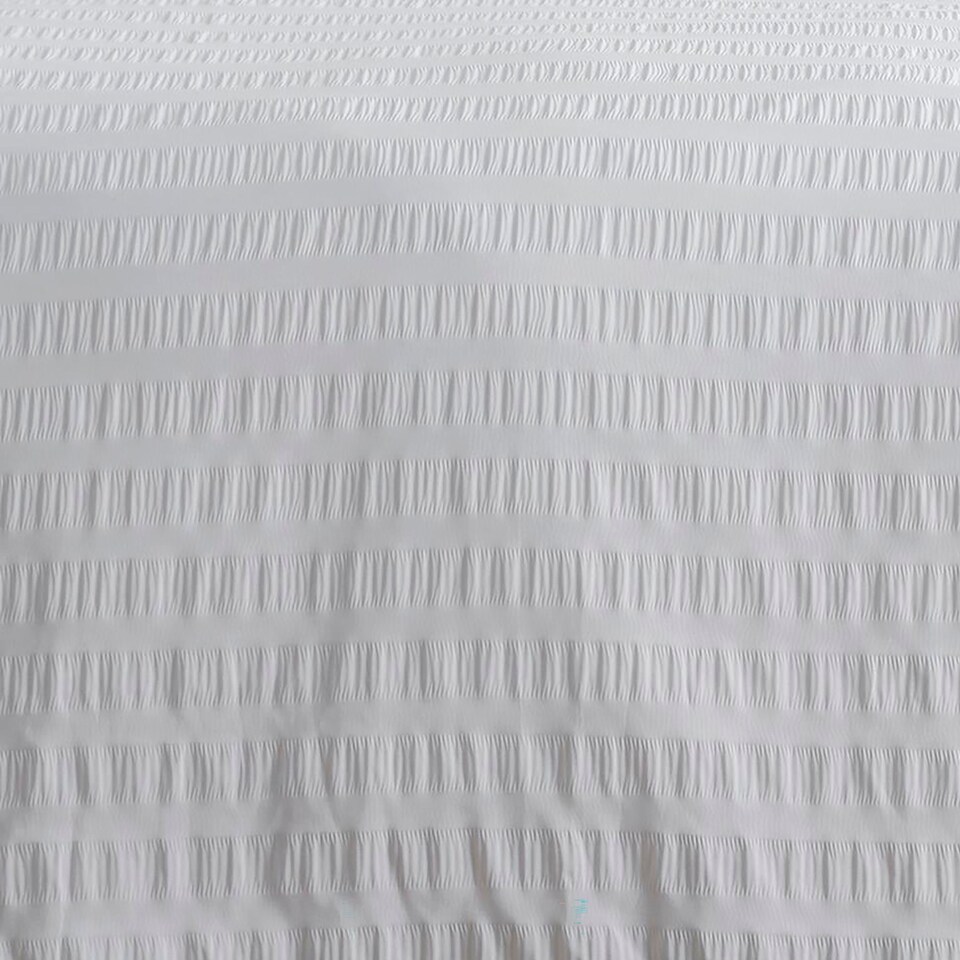 image 1 of Serene Honley Seersucker Duvet Cover Set White