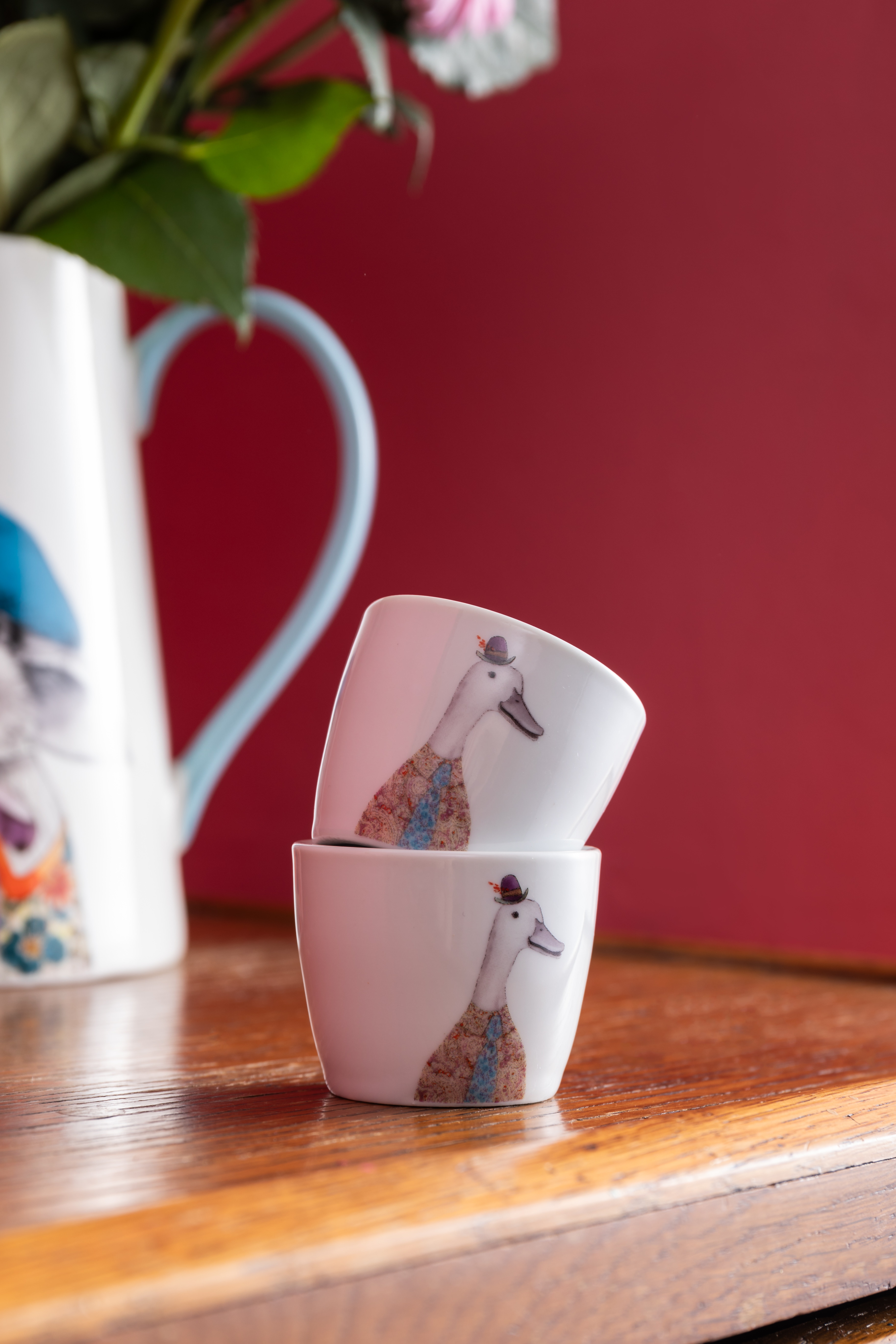 Mikasa Tipperleyhill Porcelain Egg Cups, Duck, Set of Two, Gift Boxed