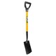 image 1 of JCB Professional Garden Border Spade, Carbon Steel Blade, Heavy-duty Contractor Tool JCBBS01