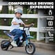 image 7 of AIYAPLAY Kids Electric Motorbike, 24V Battery Powered Dirt Bike with 250W Motor, 6-16km/h, 7AH Batteries, 12" Inflatable Tires and Rear Suspension, Ride On Motorcycle for 8-12 Years Old | Blue