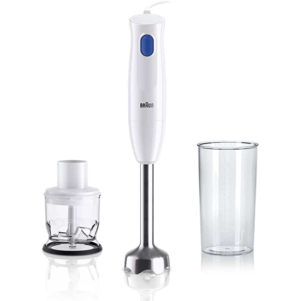 image 1 of Braun Multiquick 1 2 in 1 Hand blender & Chopper | White