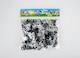 image 7 of 70th Birthday Confetti Black & Silver 1 pack x 14 grams birthday decoration Foil Metallic 1 pack