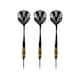 image 1 of Harrows Vivid Brass Darts (Pack Of 3) | Black | Black/Brass/Grey | 23g | 1