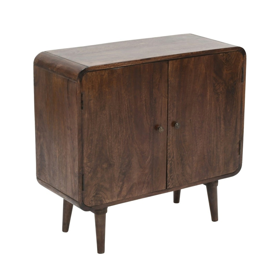 image 1 of Winnie Dark Mango Wood 2 Door Sideboard Brown