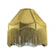 image 1 of Traditional Victorian Empire 40cm Shade in Olive Green with Tassels Green