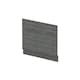 image 1 of Bath MFC End Panel Plinth Woodgrain Anthracite 700mm