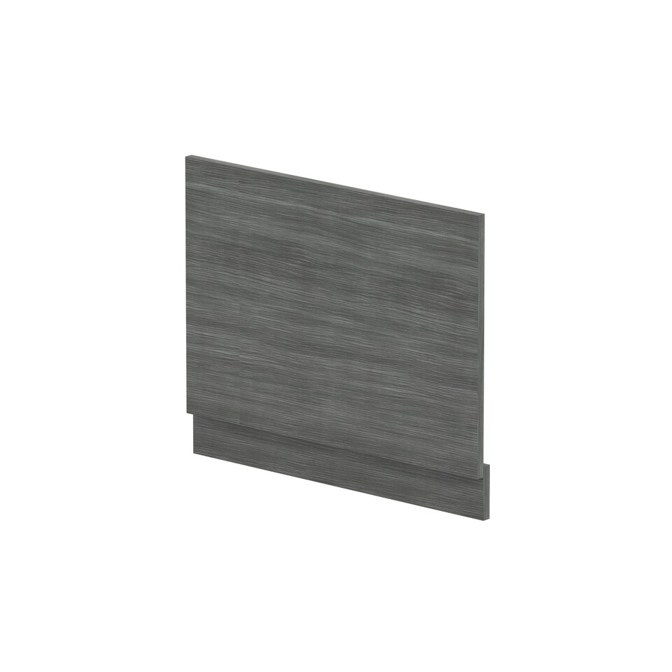 image 1 of Bath MFC End Panel Plinth Woodgrain Anthracite 700mm