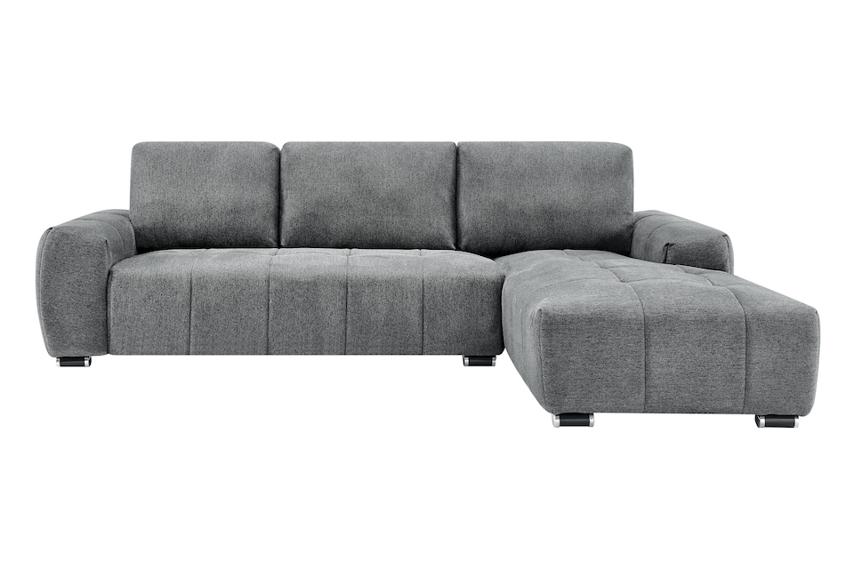 image 1 of The Capri 3 Seater Corner Sofa in Grey, Silver or Beige | Grey | One Size