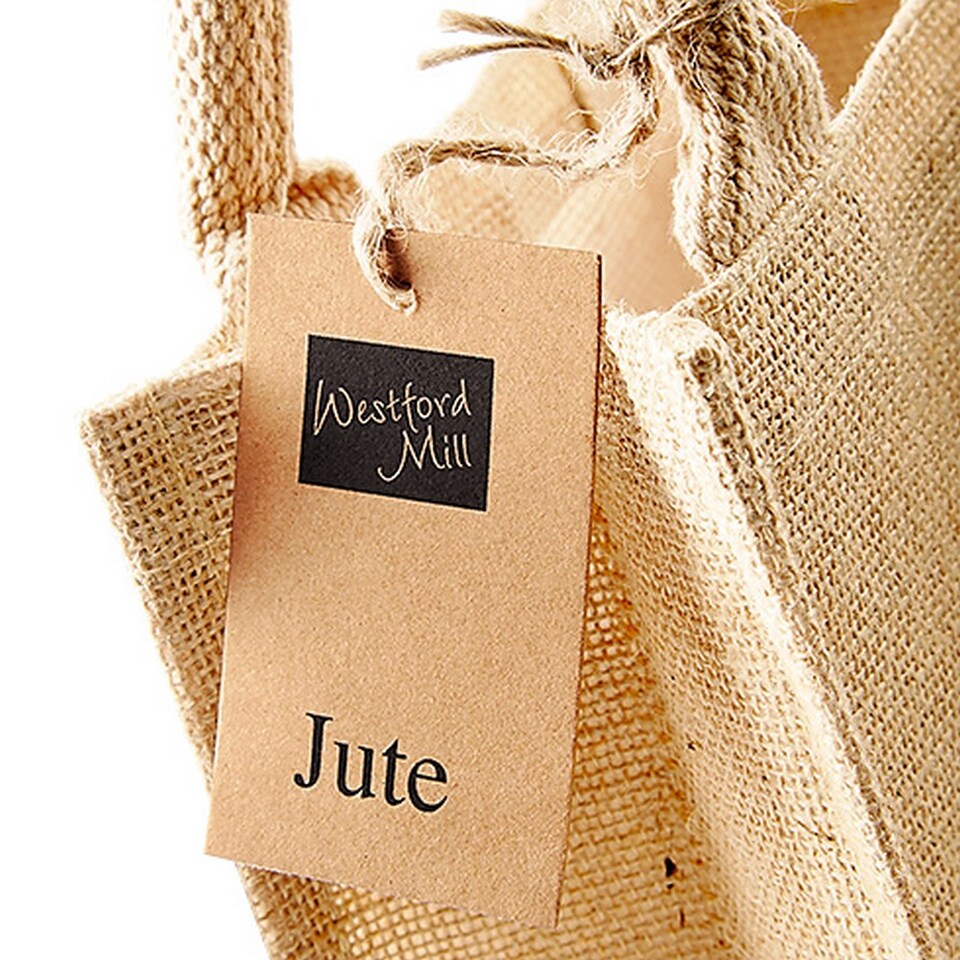 image 1 of Westford Mill Jute Mini Gift Bag (6 Litres)