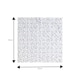 image 3 of Hyrdro Anti Slip Clear PVC Shower Mat 50cm x 50cm | Clear | Clear | 1