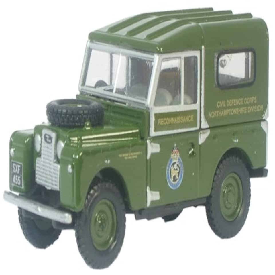 Oxford Diecast Land Rover Series I 88'' Hard Top Civil Defence
