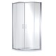 image 1 of Contemporary 8mm Glass Quadrant Shower Enclosure, 900 x 900mm, Chrome | Silver | Chrome | 1