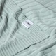 image 7 of Homescapes Cotton Cable Knit Throw - Duck Egg Blue - 130 x 170 cm Blue