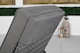 image 7 of Rattan Sun Lounger Sun bed 6 Recline Positions with Cover | Grey | Grey