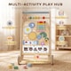 image 4 of AIYAPLAY Wooden Baby Walker with Speed Control, Activity Centre for 18 M+