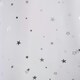 image 4 of OHS Metallic Star Slot Top Sheer Net 2 Panel Voile Curtains, 55x87'' - White