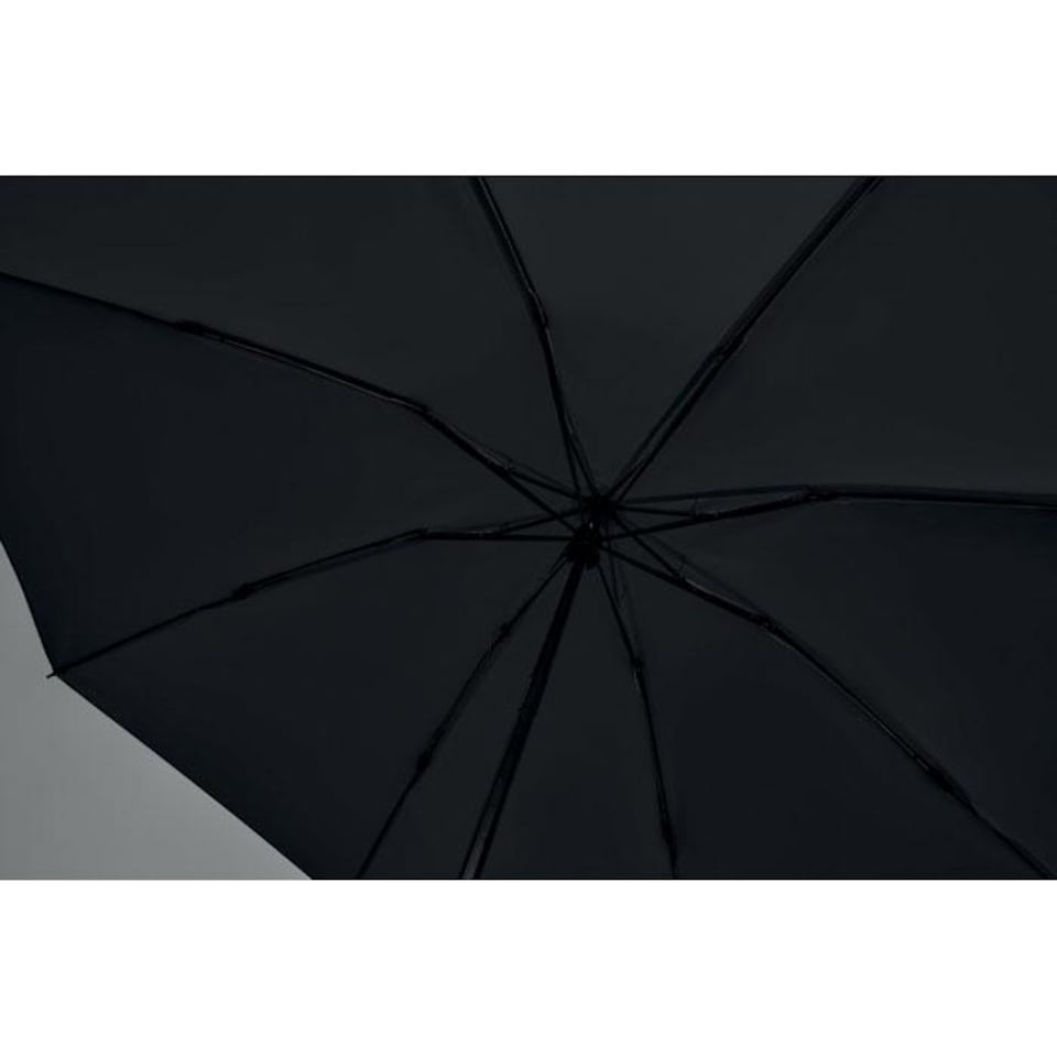 image 1 of MidOcean Agumbe Windproof Folding Umbrella | Black | Black | One Size | 1