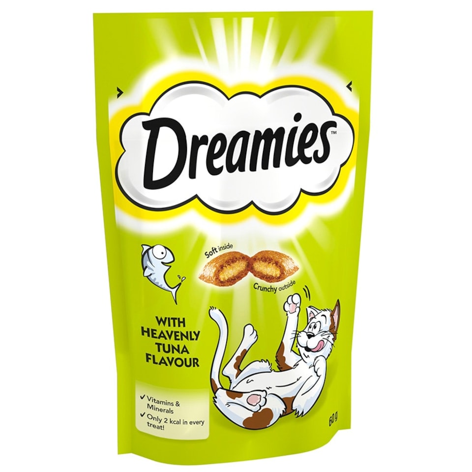 image 1 of Dreamies Cat Treats Tuna 8 x 60g