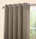 image 6 of Amberley - Thermal Interlined Chenille Curtains - Eyelet - 100% Polyester (Earth, 90'' x 90'' - 229cm x 229cm (Pair)) | Brown | Brown
