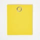 image 2 of Homescapes Plain Yellow Cotton Eyelet Curtains - 117 x 137 cm | Yellow | Yellow | (W) 117cm x (L) 137cm