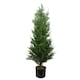 image 1 of Cypress Bushy Topiary Tree Artificial 120cm Plant | Green | One Size